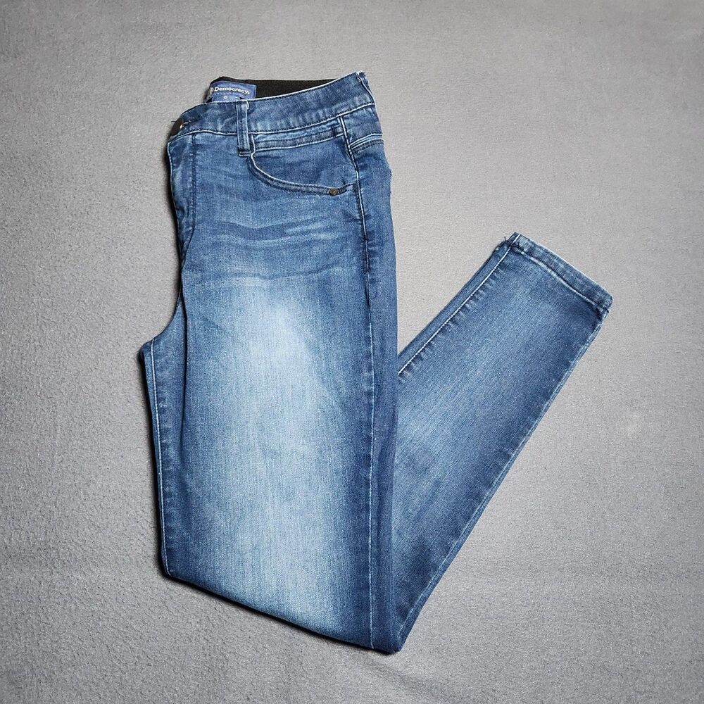 Democracy Ab Solution Jeans Women 6 Mid Rise Skinny Distressed